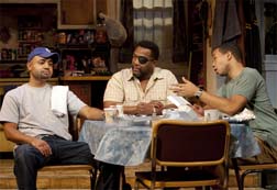 Broke-ology, Francois Battiste, Wendell Pierce, Alano Miller, photo T Charles Erickson