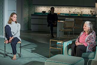 Lisa Emery as Tess , Noah Bean as Walter, and Lois Smith as Marjorie, photo Jeremy Daniel