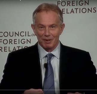 Tony Blair, Bush’s partner in Iraq disaster, reinvents himself as a humanitarian