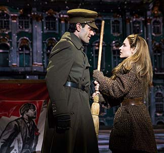 Ramin Karimloo as Gleb Vaganov, Christy Altomare as Anya, photo Matthew Murphy