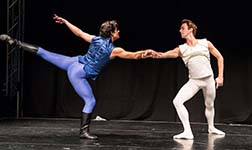 Rainer Krenstetter, principal dancer Miami City Ballet, and Breno Bittencourt, photo Garry Platt