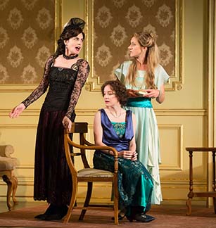 Elizabeth McGovern, Brooke Bloom and Charlotte Parry, photo Jeremy Daniel – Front