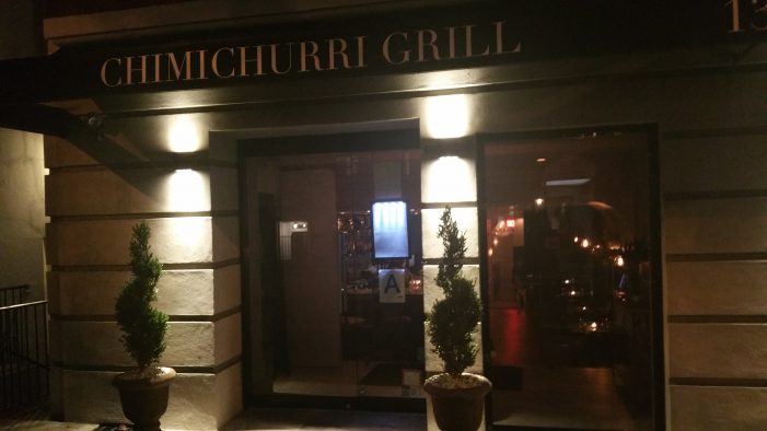 Pampas beef in NYC’s elegant East 61st Street Chimichurri Grill East