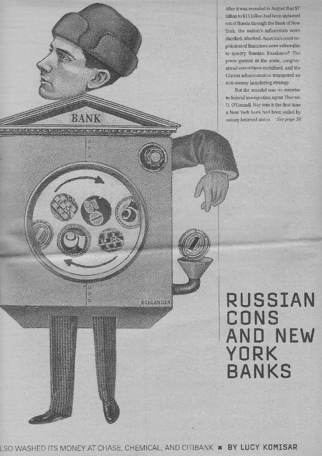 Village Voice – Russian cons and New York banks
