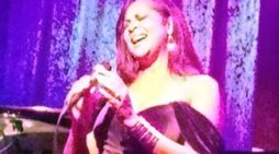 La Tanya Hall a classy jazz singer with dulcet tones, at Birdland