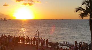 Wine, sunsets and jazz in Key West