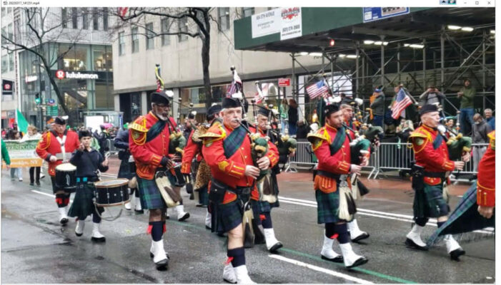 NYC celebrates St. Pat’s day with bagpipes, kilts and humor