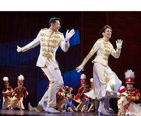 “The Music Man” as dance show a charmer, as con game not dark enough