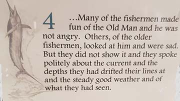 text for 4 old man and fisherman