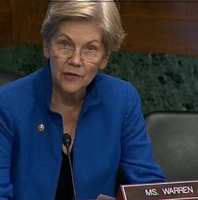 Warren in Senate hearing highlights how private equity plays dangerous games with workers’ pensions