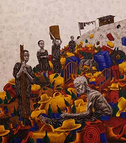 Panamanian artist Rodney Zelenka’s New York exhibit shows striking work about power and poverty