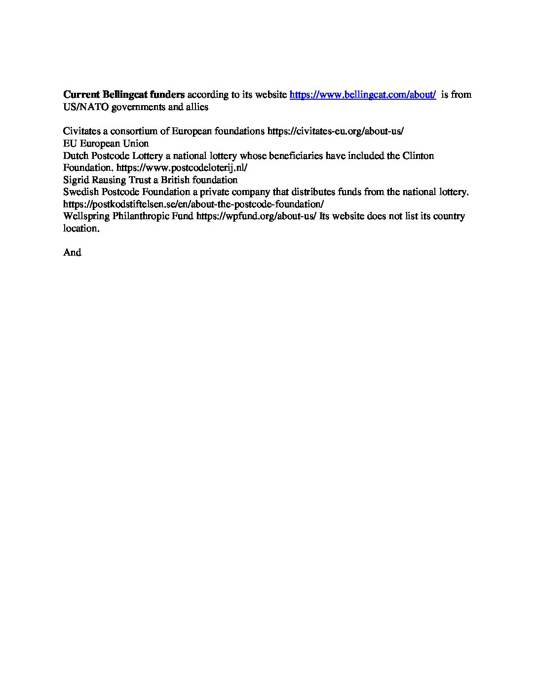 Bellingcat-funders-links