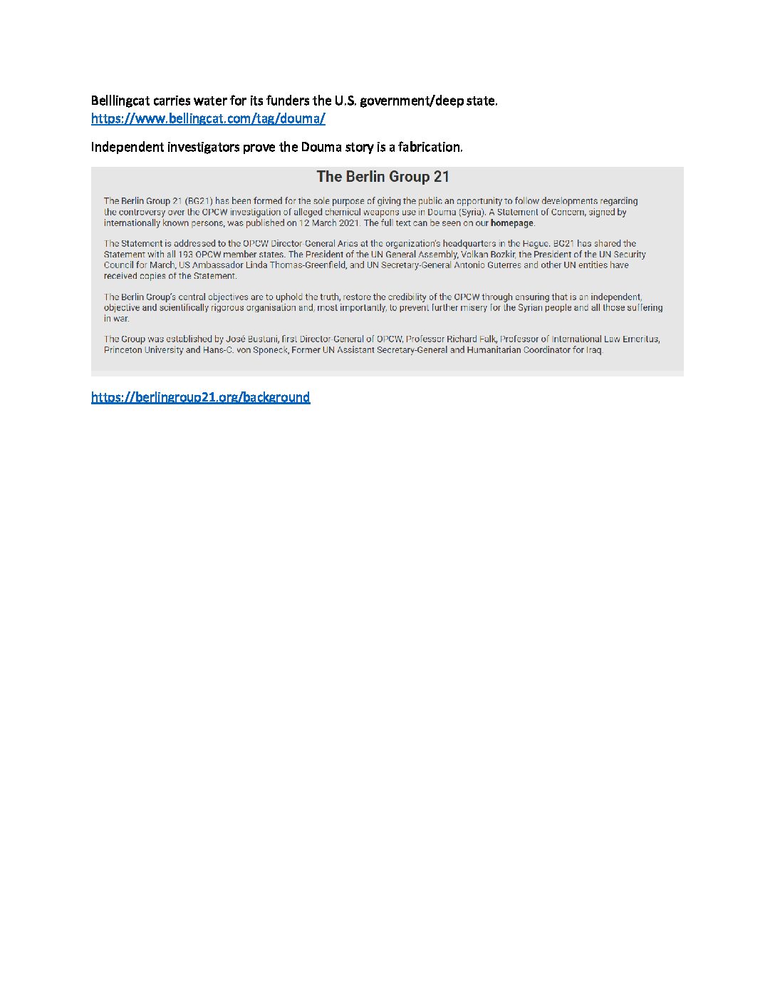 Belllingcat carries water for its funders the U.S. government – deep state