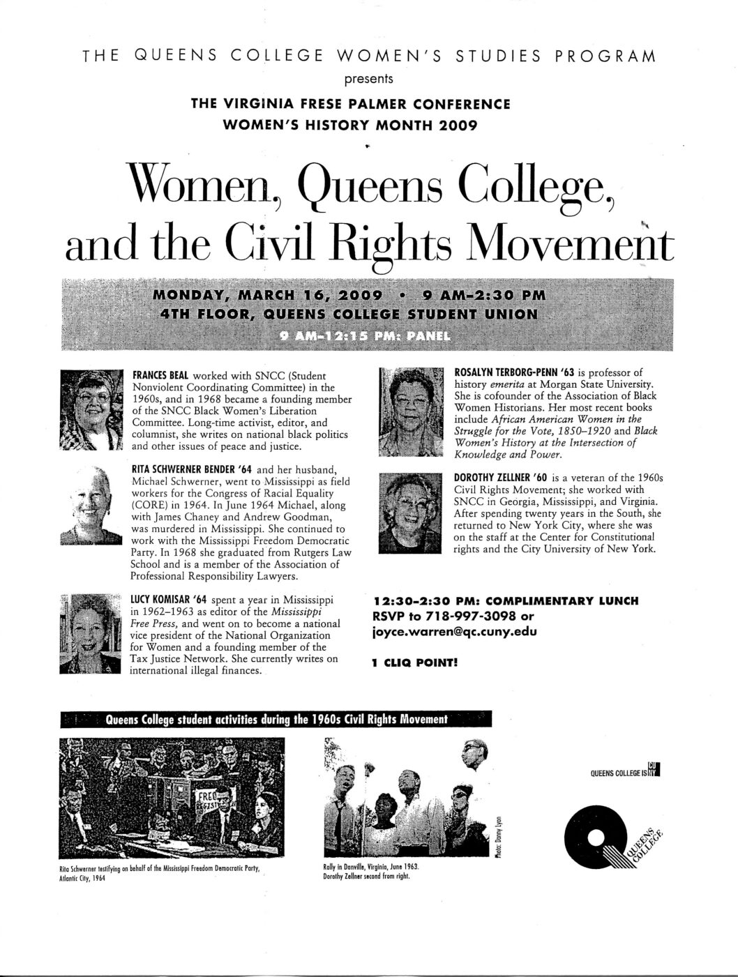 Women, Queens College, and the Civil Rights Movement