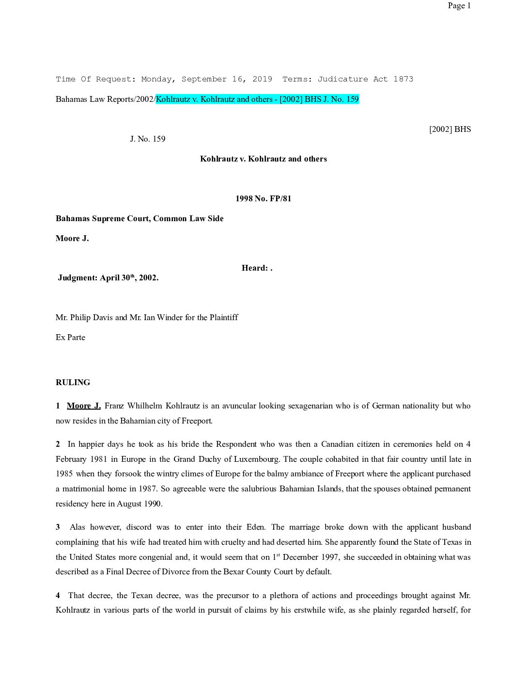 0024 – bslaw – audi alteram partem rule in Kohlrautz_v._Kohlrautz_and_others_-_[2002]_16Sep19.DOC.docx