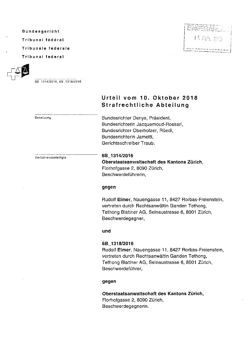link 04 Verdict Swiss Federal Supreme Court Oct 10, 2018