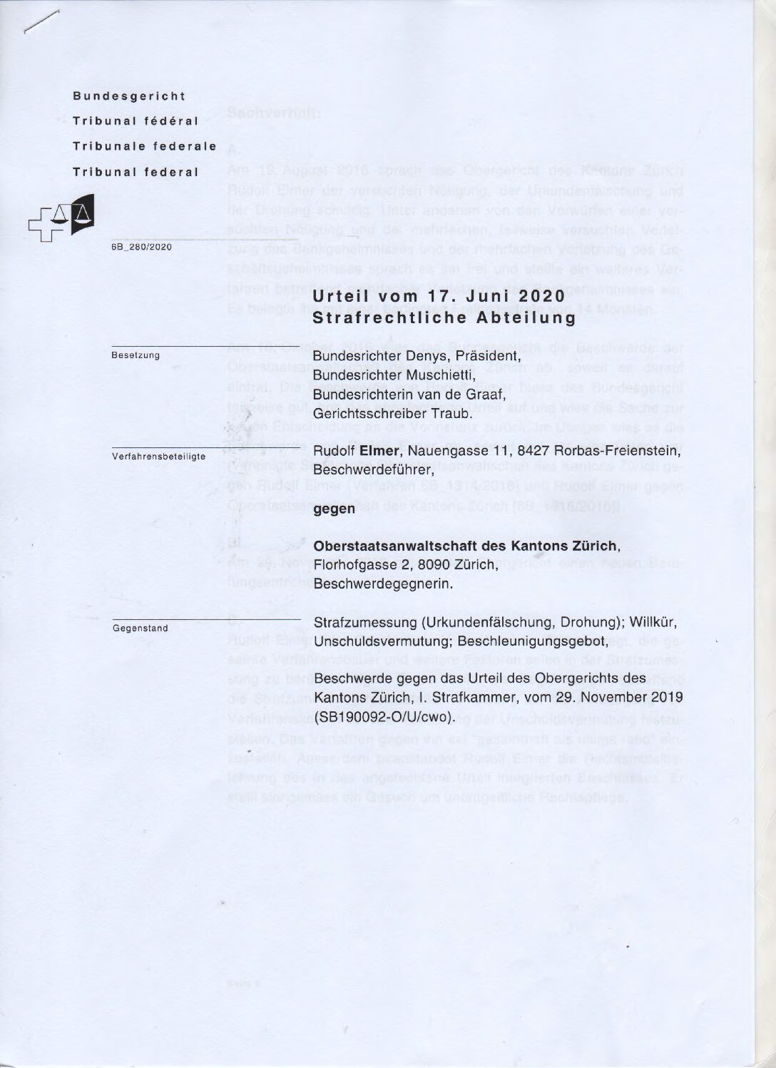 link 12 Swiss Federal Court Ruling June 17, 2020