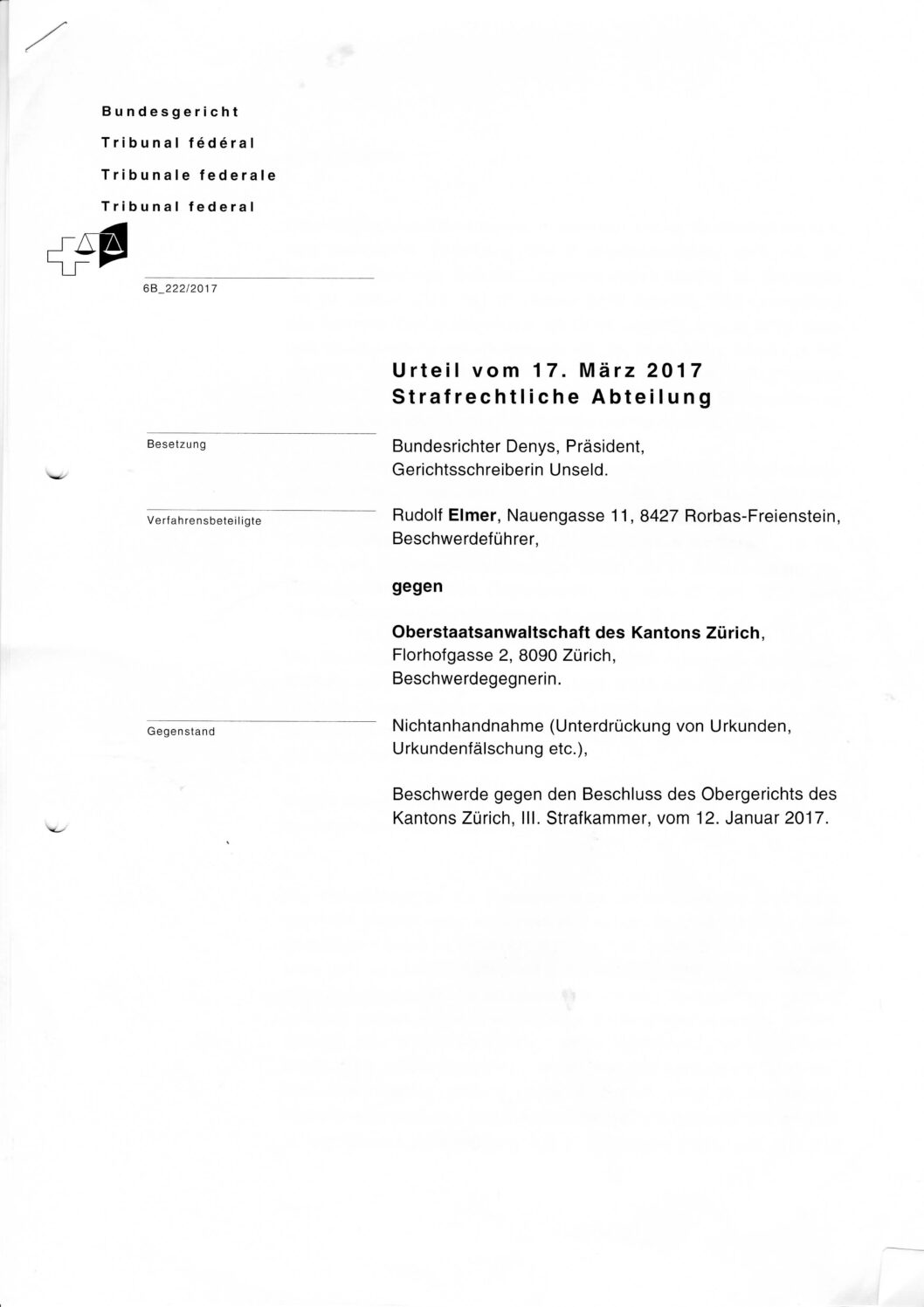 link 16 Federal Court Hiestand Verdicht March 17, 2017