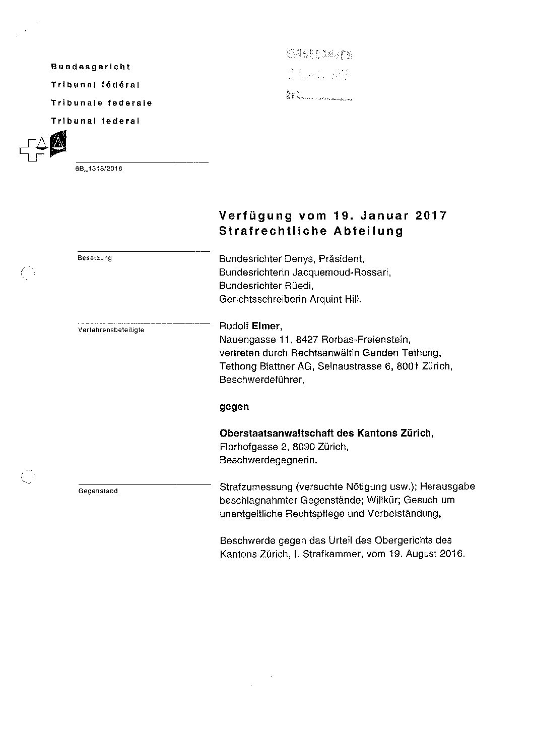 link 19 Decision Federal Court legal costs Jan 19, 2017