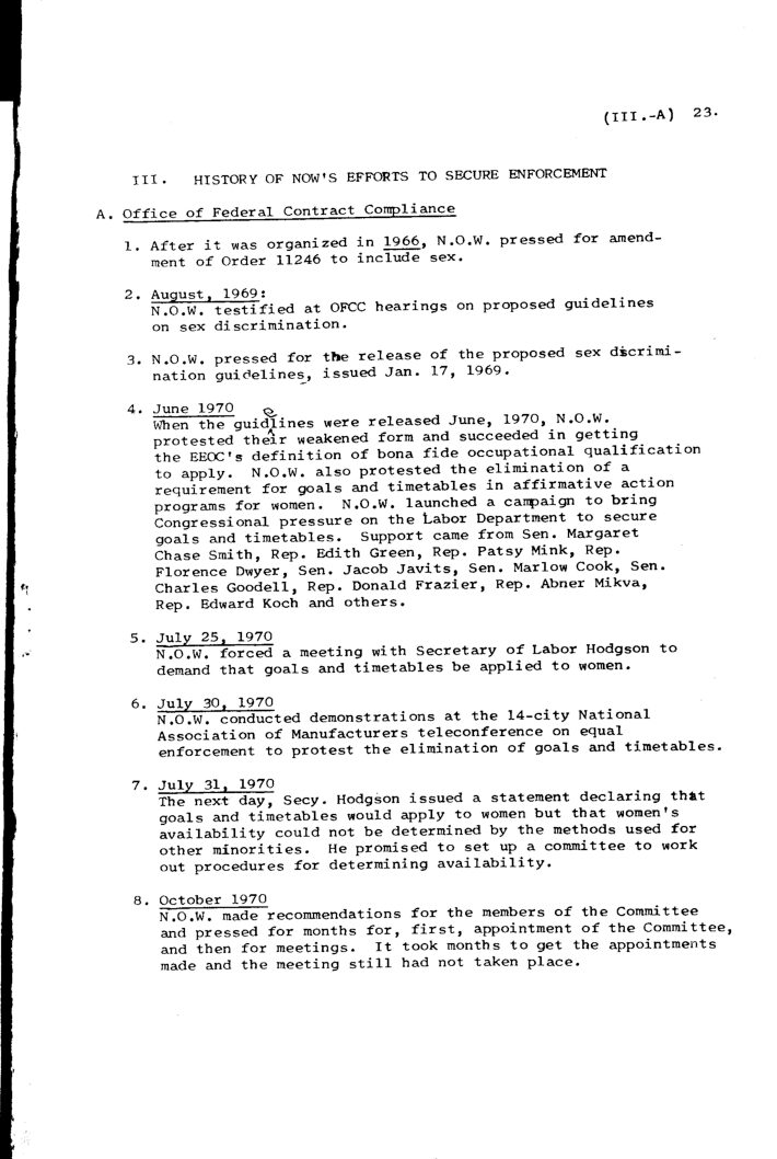 sections about my work re US contract compliance from ‘and Justice for ALL, Ann Scott & Lucy Komisar, 1971
