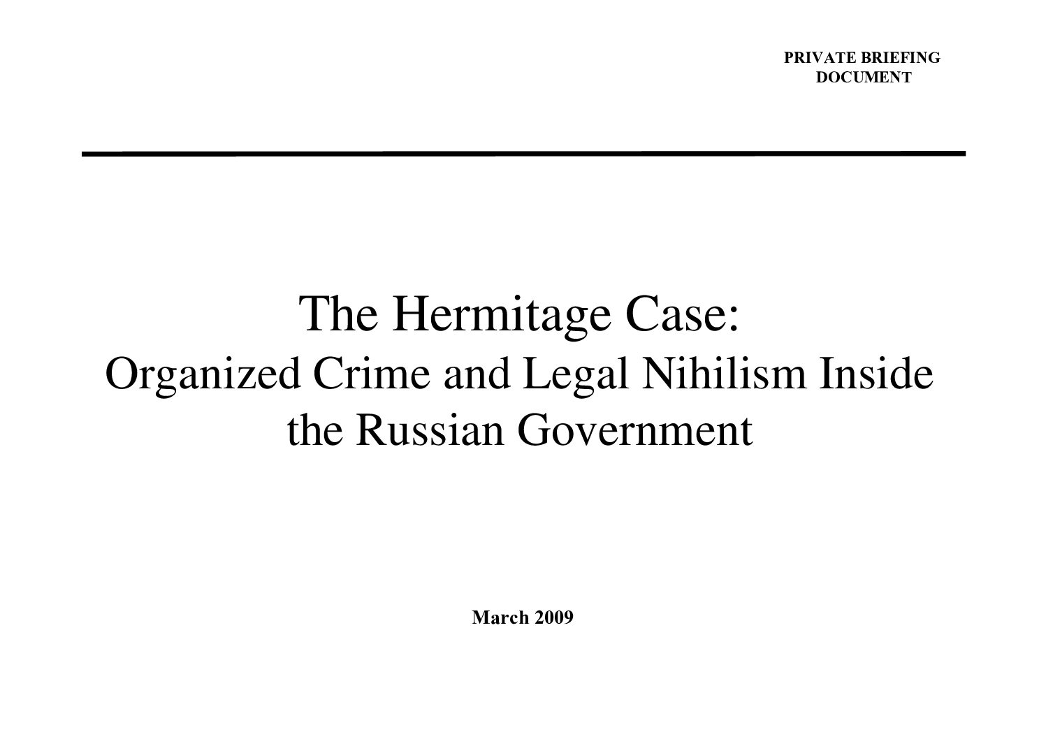 Powerpoint of 2009 172317_Hermitage Presentation