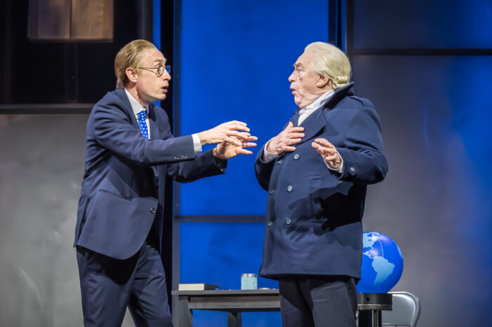 “Make It Happen” brilliant take-down of corrupt capitalism by Brian Cox as ghost of Adam Smith